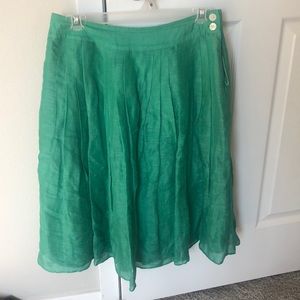 Green skirt